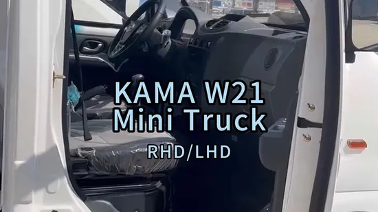 Budget Friendly 1 Ton Kama W21 Rhd Flatbed Chinese Mini Pickup Trucks Factory Direct Price, Great for Small Loads Small Cargo Truck Used New 