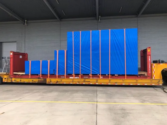 Drop Deck Semi Trailer 40 Feet Flat Rack Container Transportation 